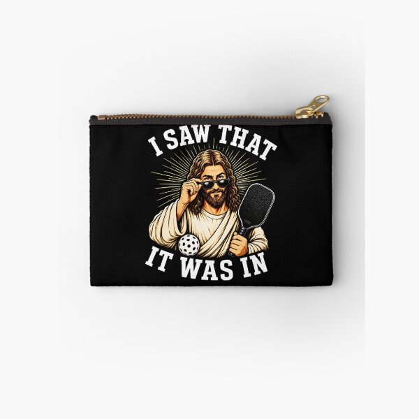 Item preview, I Saw That It Was In Funny Jesus Pickleball With Sunglasses  designed and sold by Alzasshop.