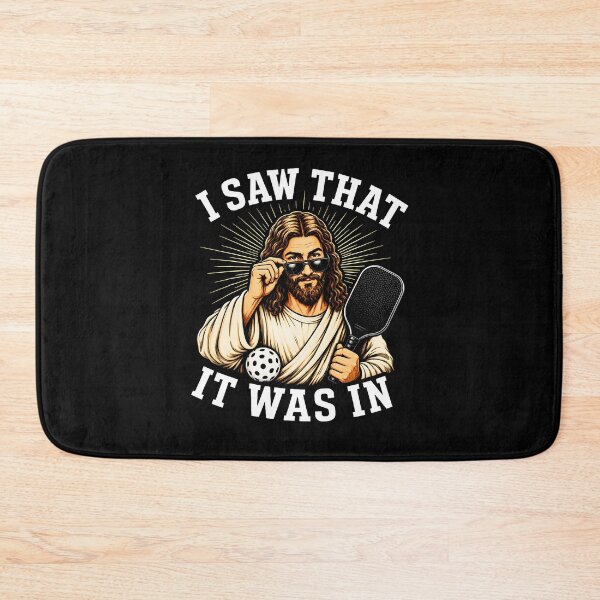 Item preview, I Saw That It Was In Funny Jesus Pickleball With Sunglasses  designed and sold by Alzasshop.