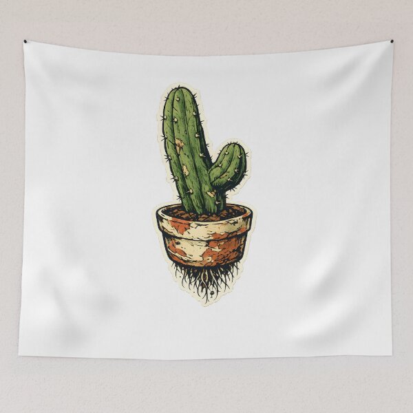 Item preview, The Survivor Cactus Houseplant Lover Funny Botanical T-Shirt designed and sold by Naviora.