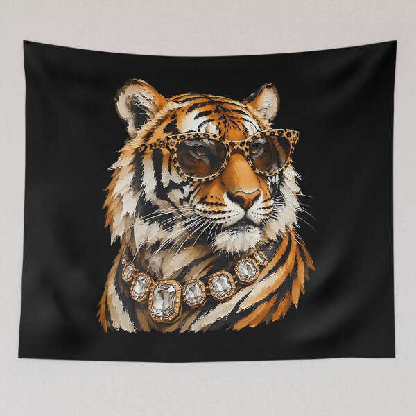 Item preview, Cool Tiger Roar Leopard Sunglasses Funny designed and sold by Alzasshop.