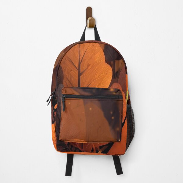 Item preview, Cozy Autumn Camping Night with Tent and Campfire — Warm Forest Fireflies Art designed and sold by LYAN-STORE.
