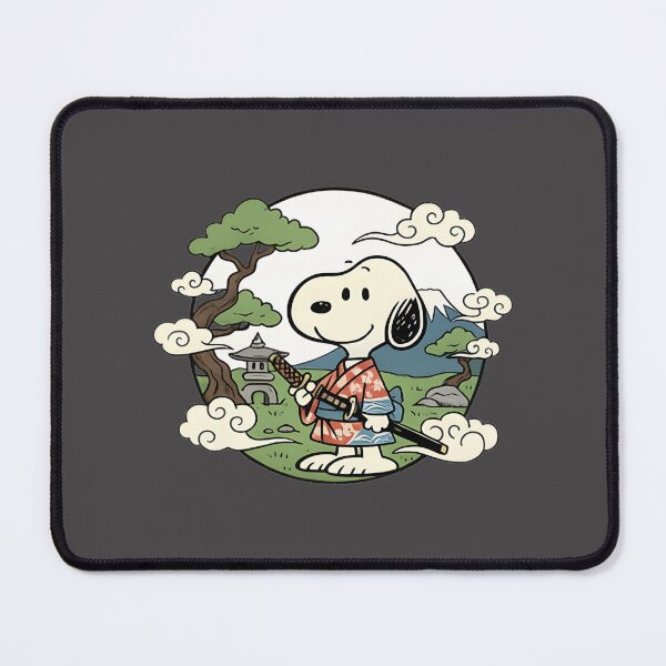 Item preview, Adorable Japanese Samurai Snoopy Inspired Cute Cartoon Design designed and sold by Rubpp.