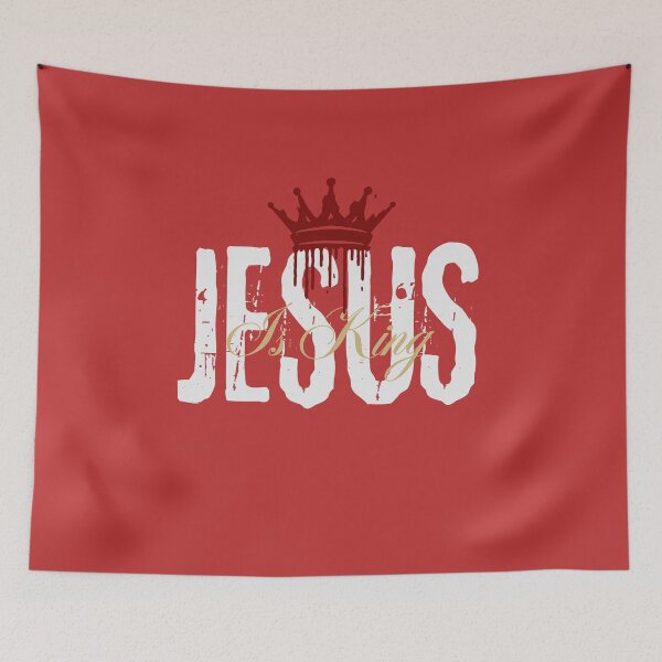 Item preview, Jesus Is King  - Holy Ghost Episcopal Church  - Birthday Gifts - Red designed and sold by Doiemacreations.