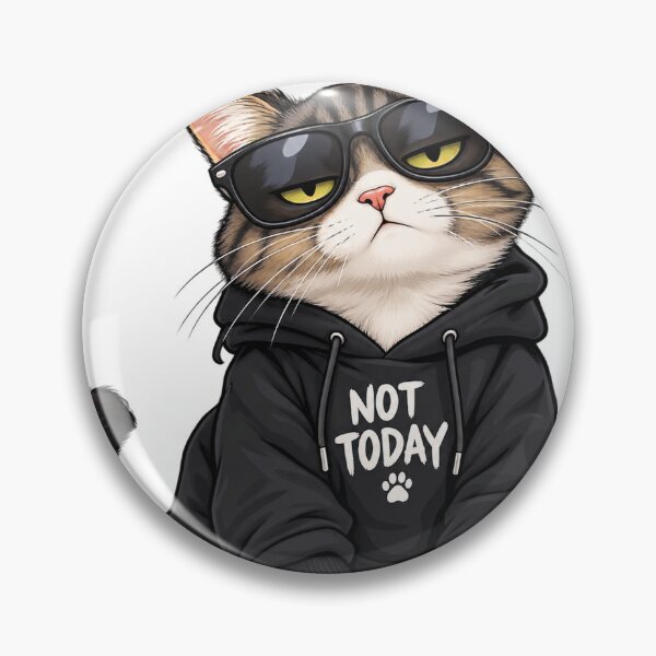 Item preview, Not Today Funny Grumpy Cat designed and sold by MEHDI-NAJIB.