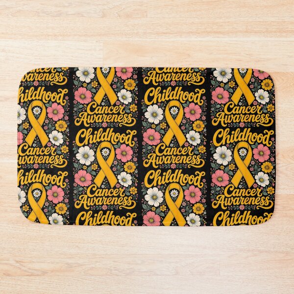 Item preview, In September We Wear Gold Boho Childhood Cancer Gold Ribbon designed and sold by serialcarachts.