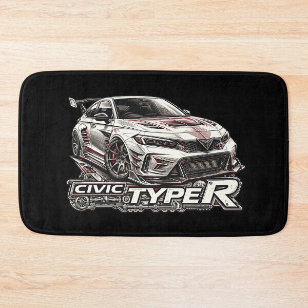 Item preview, Honda Civic Type R Racing Design, Type R Performance Car Artwork, Honda Racing Graphic, JDM Sport Compact, Japanese Performance Car, Track Car Gift, Honda Enthusiast Art designed and sold by Typologystudios.