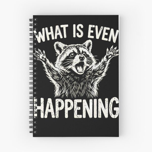 Item preview,  What Is Even Happening Funny Raccoon Meme Sarcastic designed and sold by serialcarachts.