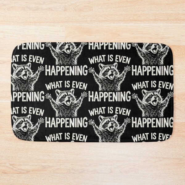 Item preview,  What Is Even Happening Funny Raccoon Meme Sarcastic designed and sold by serialcarachts.