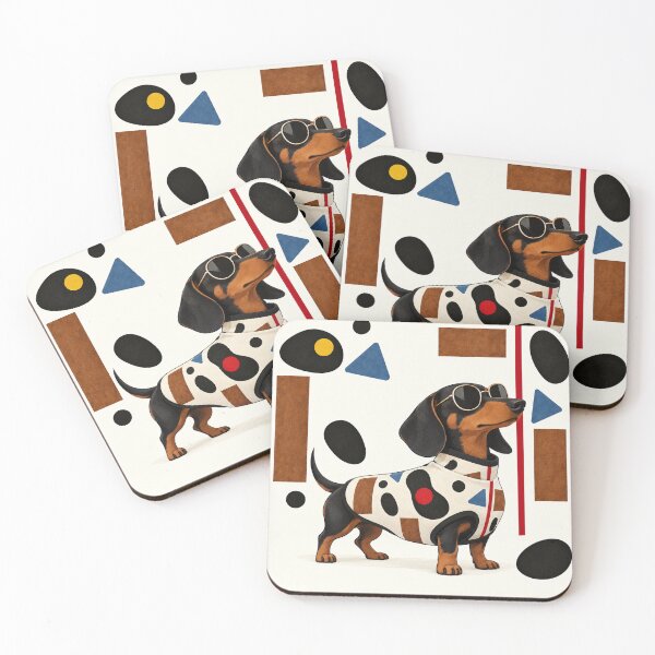 Item preview, A modern dachshund designed and sold by saranagliccuris.