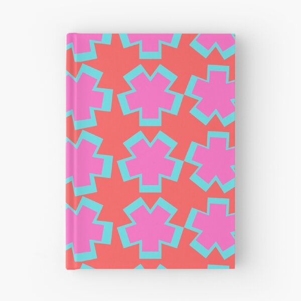 Item preview, Red Pink Aqua Big Asterisks designed and sold by Swish-Designs.