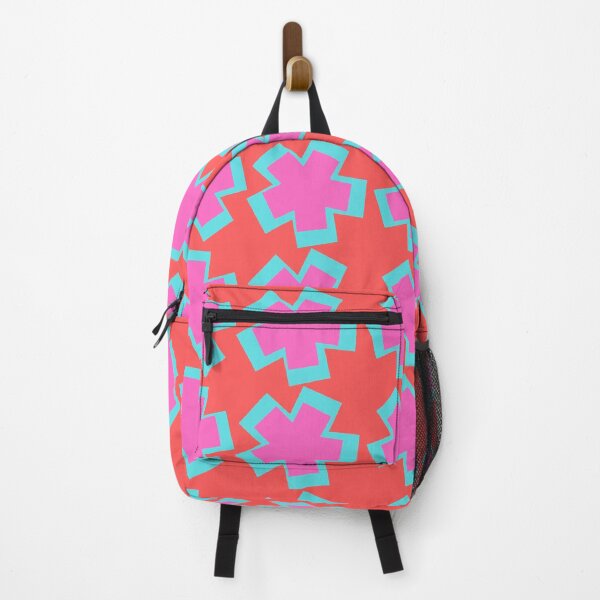 Item preview, Red Pink Aqua Big Asterisks designed and sold by Swish-Designs.
