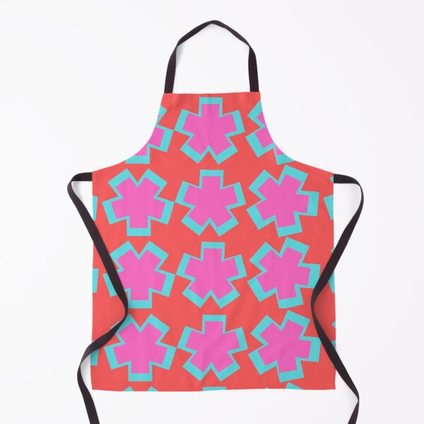 Item preview, Red Pink Aqua Big Asterisks designed and sold by Swish-Designs.