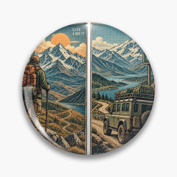 Item preview, TRAILBOUND — TAKE THE SCENIC ROUTE designed and sold by KrungiT Design .