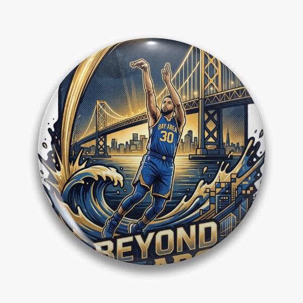 Item preview, Beyond The Arc Golden State Bay Area Basketball Art designed and sold by Pandora´s Box.