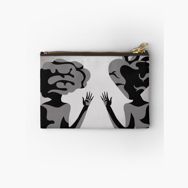 Item preview, people with heart and brain heads arguing over emotion and logic designed and sold by matintheworld ( delcarmat ).