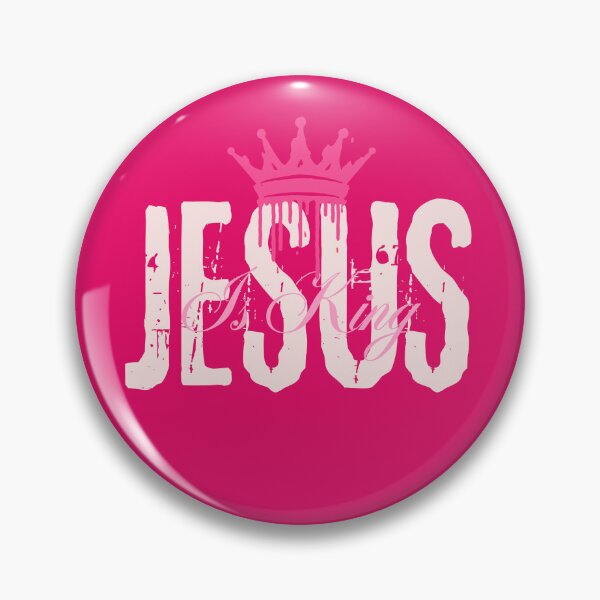 Item preview, Jesus Is King  - Resurrection Bible Verse Quote  - Birthday Gifts For Boyfriend - Pink designed and sold by Doiemacreations.