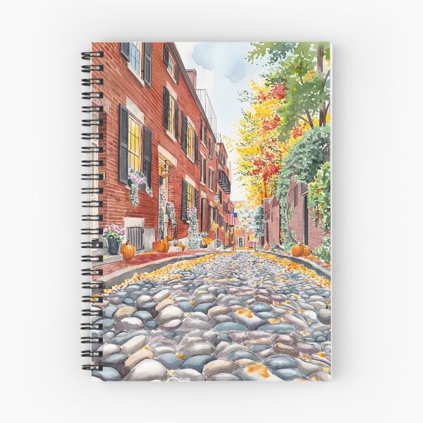 Item preview, Boston Beacon Hill Travel Poster – Massachusetts USA designed and sold by POSTERIOCREW.