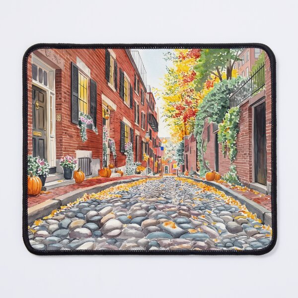 Item preview, Boston Beacon Hill Travel Poster – Massachusetts USA designed and sold by POSTERIOCREW.