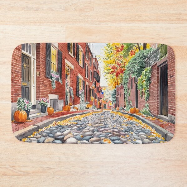Item preview, Boston Beacon Hill Travel Poster – Massachusetts USA designed and sold by POSTERIOCREW.