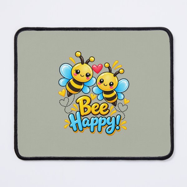 Item preview, Cute Bee Happy Cartoon Design designed and sold by Rhanises Lifestyle.