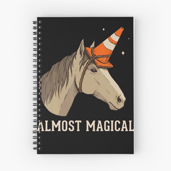 Item preview, Almost Magical Funny Horse Traffic Cone Unicorn designed and sold by serialcarachts.