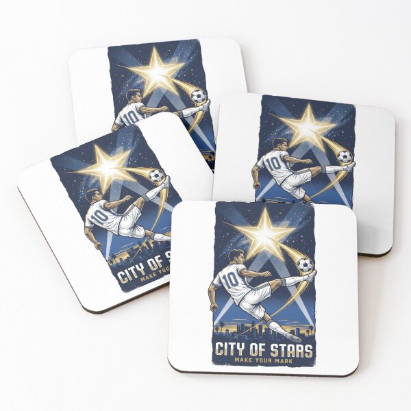 Item preview, City Of Stars Los Angeles Soccer Bicycle Kick Art designed and sold by Pandora´s Box.