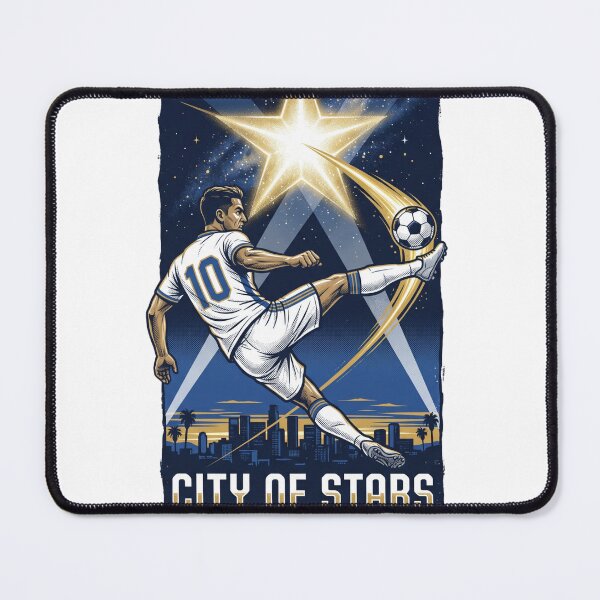 Item preview, City Of Stars Los Angeles Soccer Bicycle Kick Art designed and sold by Pandora´s Box.