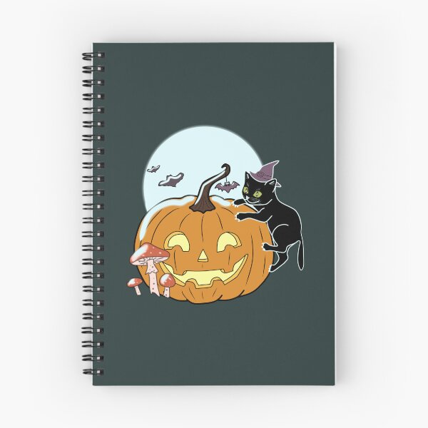 Item preview, Halloween Black Cat Pumpkin Witch Spooky Autumn designed and sold by LeshanArt.