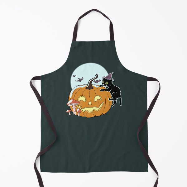 Item preview, Halloween Black Cat Pumpkin Witch Spooky Autumn designed and sold by LeshanArt.