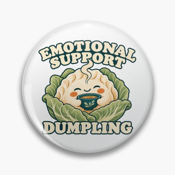 Item preview, Emotional Support Dumpling — Cozy Food Humor designed and sold by SAS-Designer.