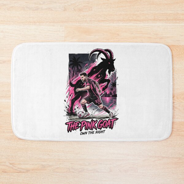 Item preview, The Pink GOAT Miami Soccer Legend Neon Art designed and sold by Pandora´s Box.