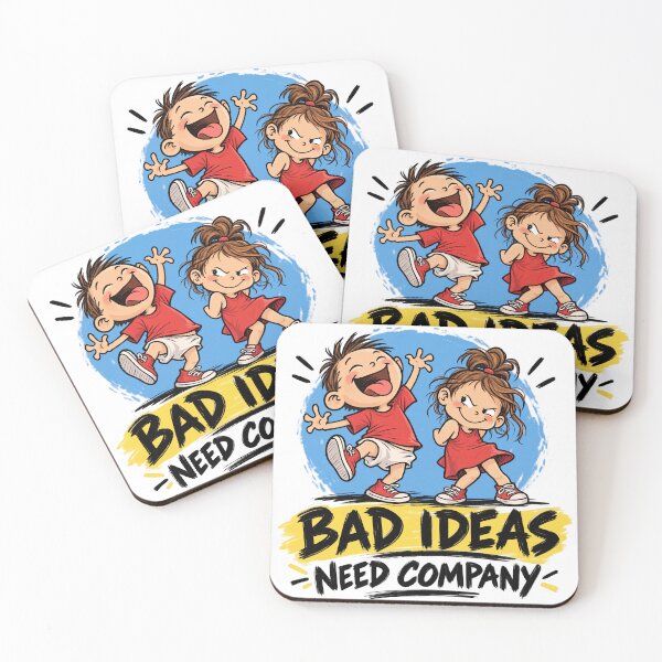 Item preview, Bad Ideas Need Company – Mischief Humor designed and sold by davitabros.
