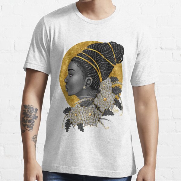 Golden | Black Woman Art Essential T-Shirt
