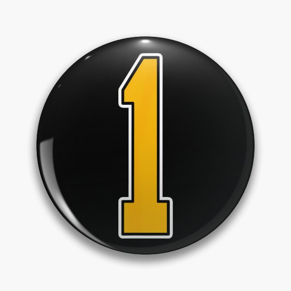 Item preview, Gold And White Number 1 Jersey Shirt Team Sports Game Fan designed and sold by serialcarachts.