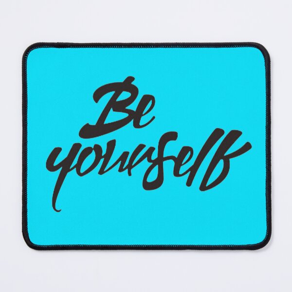 Item preview, Be Yourself Dark Matte Cursive Calligraphy Sticker designed and sold by Scro-Ciob-Shop.