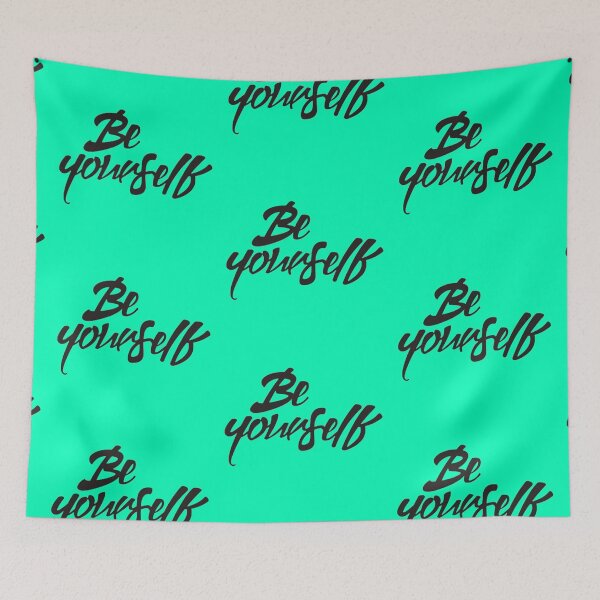 Item preview, Be Yourself Dark Matte Cursive Calligraphy Sticker designed and sold by Scro-Ciob-Shop.