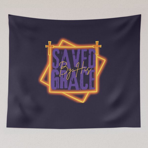 Item preview, Saved By Christ - Church Orthodox  - Birthday Gifts For Girlfriend - Purple designed and sold by Doiemacreations.