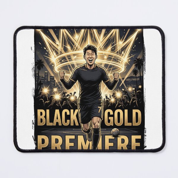 Item preview, Black Gold Premiere Hollywood Soccer Champion Art designed and sold by Pandora´s Box.