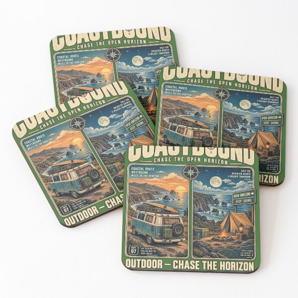 Item preview, COASTBOUND — CHASE THE OPEN HORIZON designed and sold by KrungiT Design .
