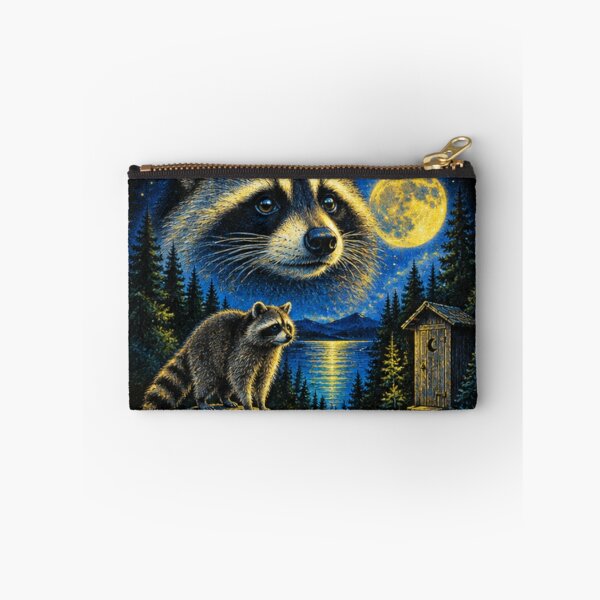 Item preview, Lispe Retro Raccoon Night Outhouse designed and sold by Lispe-Designs.