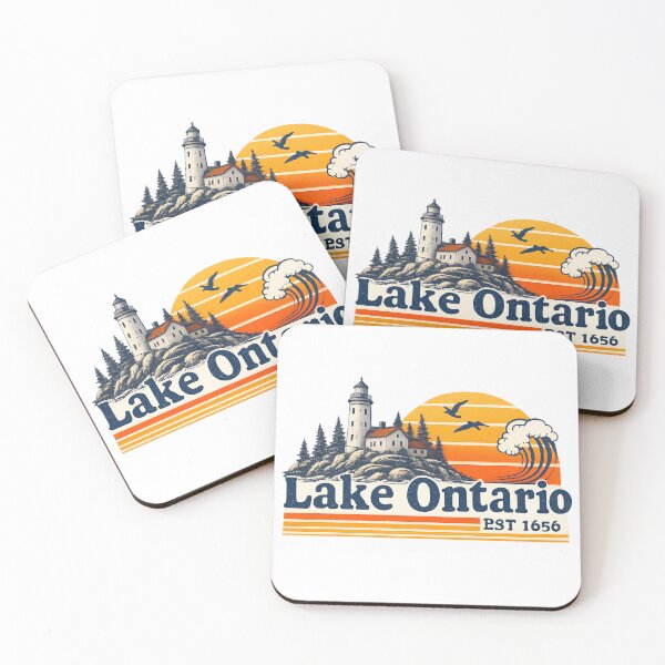 Item preview, Vintage Lake Ontario Great Lakes Retro Canada Lake designed and sold by Thread&Fable.