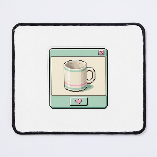 Item preview, Retro Pixel Coffee Mug Pop Up Window 90s Tech Sticker designed and sold by NEL-BOX.