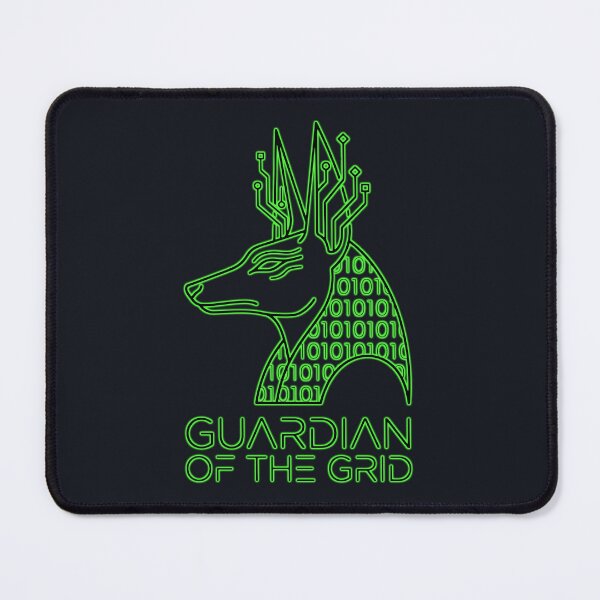 Item preview, Cyber-Anubis Guardian of the Grid Cybersecurity Art designed and sold by pattman.