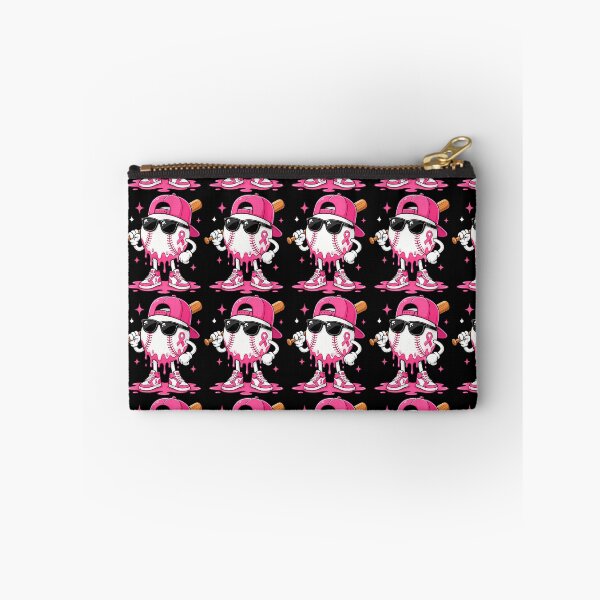 Item preview, Breast Cancer Awareness Baseball Drip Pink Ribbon Boys Kids designed and sold by RealestInternet.