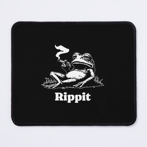 Item preview, Rippit Frog Vintage Funny Chill Toad Botanical Sunset Art designed and sold by RealestInternet.