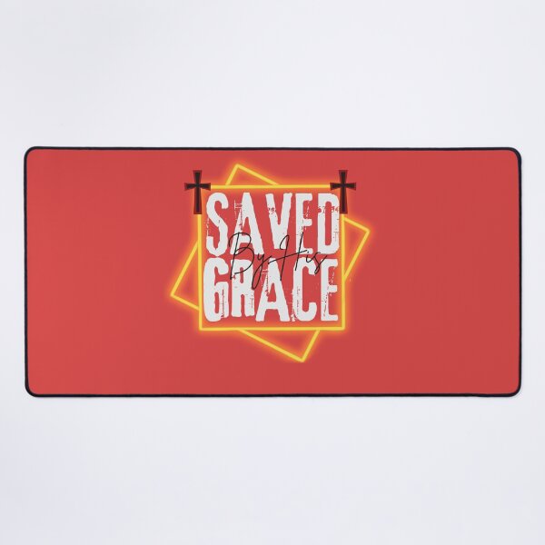 Item preview, Saved By Christ -  Crucifixion Christmas Inspring Quotes  - Birthday Gifts For Her - Red designed and sold by Doiemacreations.