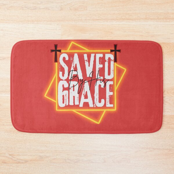 Item preview, Saved By Christ -  Crucifixion Christmas Inspring Quotes  - Birthday Gifts For Her - Red designed and sold by Doiemacreations.