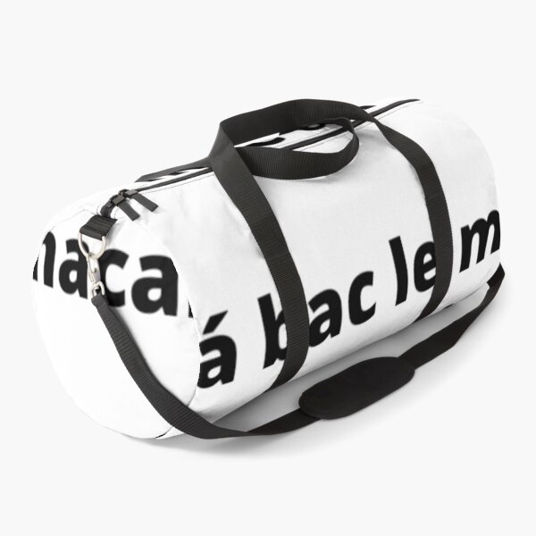 Item preview, Ná bac le mac an bhacaigh is ní bhacfaidh mac an bhacaigh leat (Mind your own business) - Minimalist Black Text Design designed and sold by fishpressink.