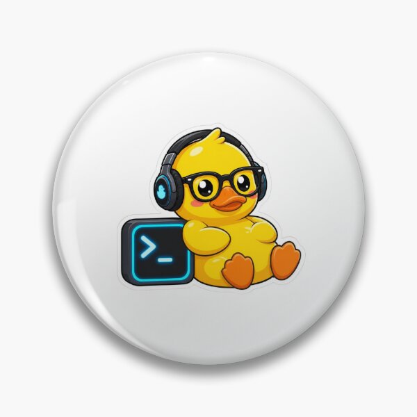 Item preview, Rubber Duck Debugger Cute Coding Companion Tech Sticker designed and sold by NEL-BOX.