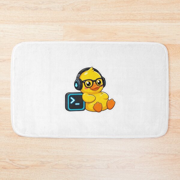 Item preview, Rubber Duck Debugger Cute Coding Companion Tech Sticker designed and sold by NEL-BOX.